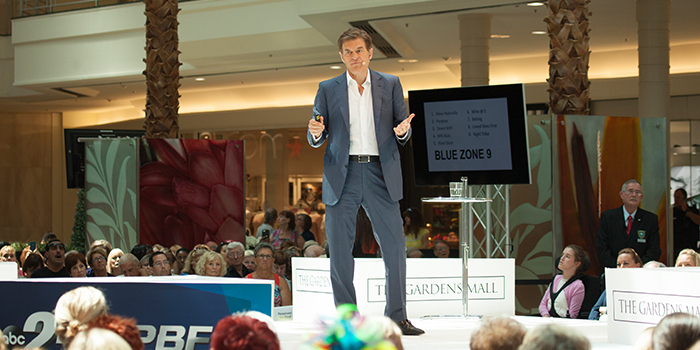 Dr Oz spoke of the benefits of drinking red wine at WPBF 25s Health  Safety Festival at The Gardens Mall