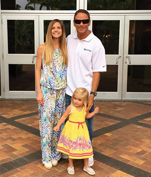 For Jim Tolliver it is family firsthere he poses alongside his fianc Karen and adorable daughter Melia For Jim Tolliver it is family firsthere he poses alongside his fianc Karen and adorable daughter Melia