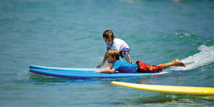 Will Kimball founded Blue Water Surf School in 1996 right in Juno Beach as a haven for kids who love or want to love the water