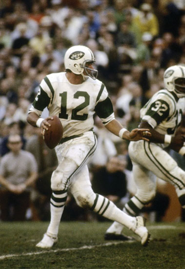 For 12 seasons Broadway Joe Namath brought his cannon arm quick release and over 65-yard long catchable throws to the New York Jets organization