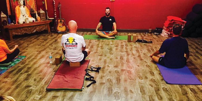 Rob teaches a free class at Kula Yoga Shala on Toney Penna Drive in Jupiter every Thursday  at 12pm