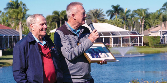 Martin with long-time friend Jack The Golden Bear Nicklaus