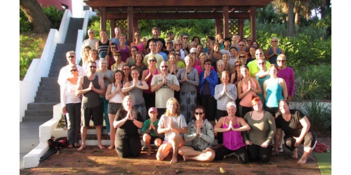 Twilight Yoga at the Light