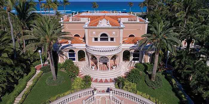 Jupiter FL Island Oceanfront Luxury Home Boasts Italian Renaissance Design