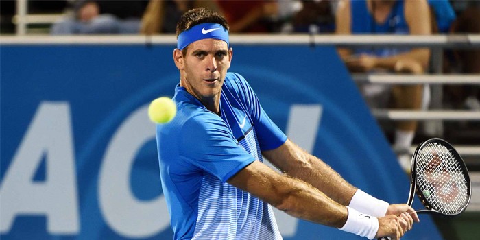 World #5 ATP Player Juan Martin Del Potro to Make 2019 Season Debut at Delray Beach