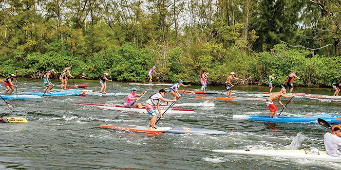 Paddling On