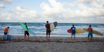 Jupiter Lifeguard Surfing Competition Held at Ocean Cay Park